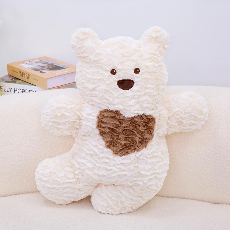 

Cartoon Bear Pillow Doll Plush Toy Velvet Soft Cushion Couple Doll Girl Birthday Gift Doll 50cm