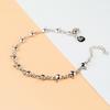 Women 100 %925 Sterling Silver Charm Bracelet Genuine Solid Silver Bracelet Cute Rabbit Girl Jewelry Hand Catenary Gift
