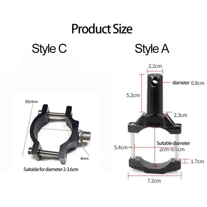 Motorsykkel Spotlight Utvidelsesbrakett Universal Mount Bracket Støtfanger Støtdemperbrakett