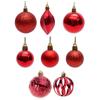 40pcs Durable Christmas Tree Balls Decoration Set Plastic Christmas Baubles Ornaments In Various Colors Ornaments