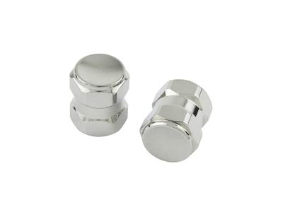 POSH 000800 Motorcycle Accessories HEX2 Air Valve Cap, Set of 2, Plating