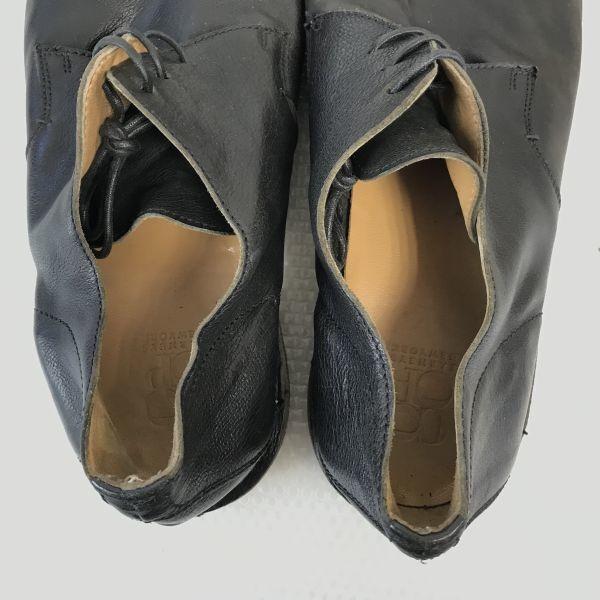 BARNEYS N.Y. Italy Leather Plain-Toe Dress Shoes Men’s 13M 30.5-31.0 Black(USED)