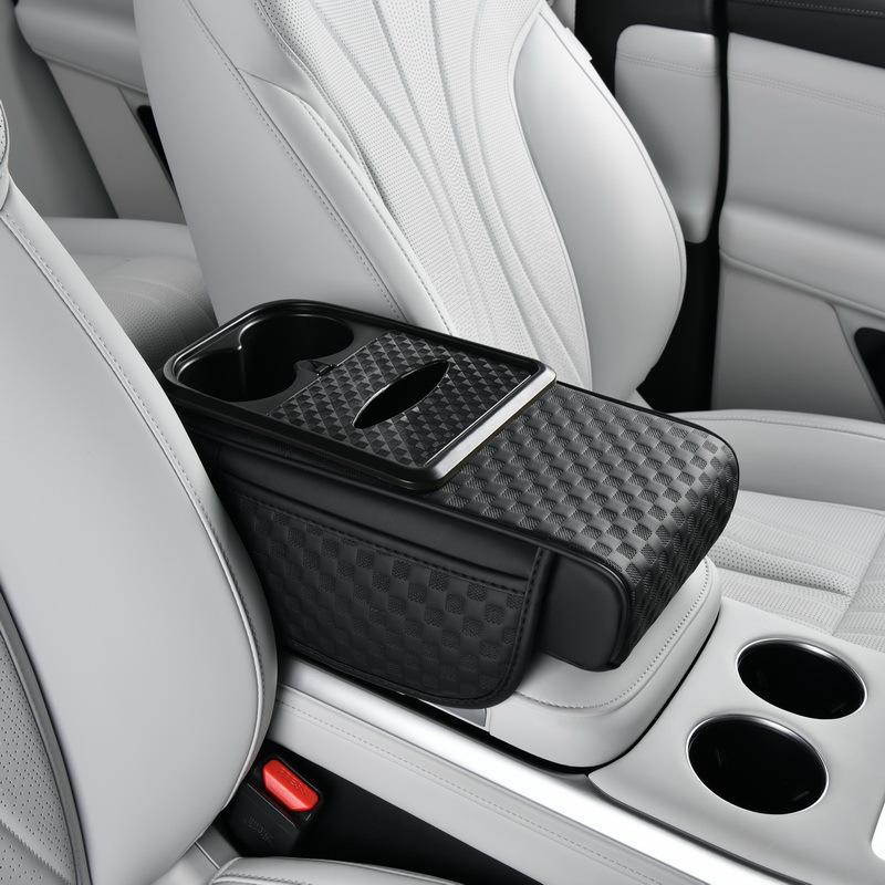 

Elbow Support Armrest Heightening Pad with Cup Holder Car Console Console Pillow Center Console style 8