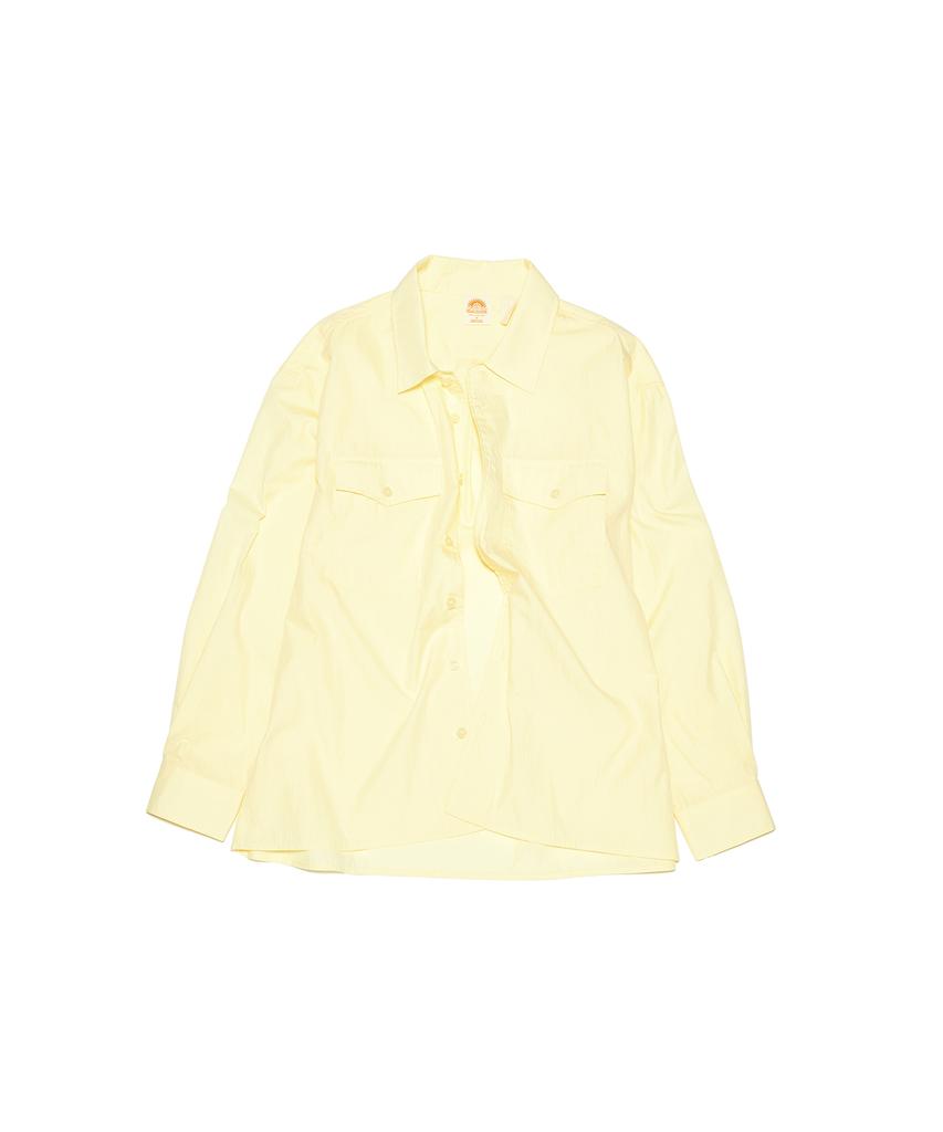 HELLO SUNRISE Hs Safari Shirt Jacket_Washed Yellow