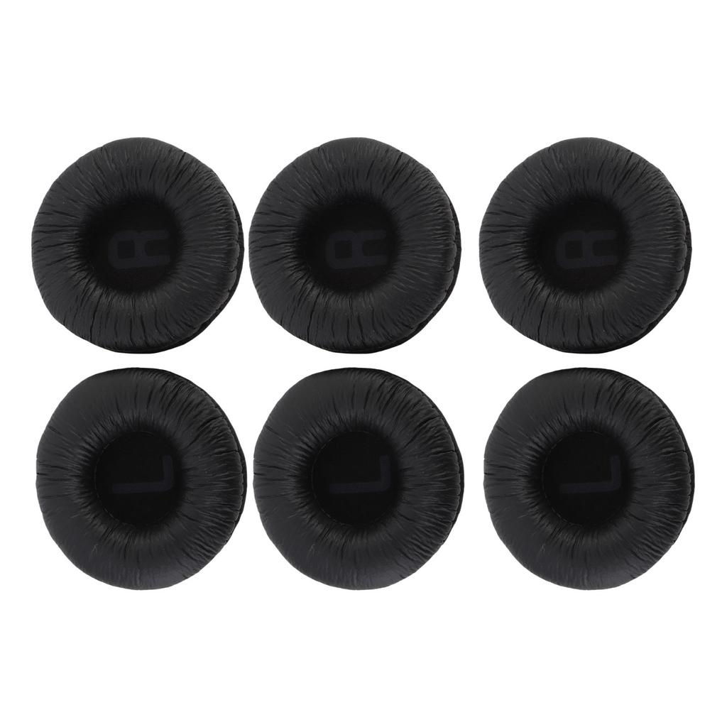 3 Pairs Headphones Replacement Ear Pads Cushions Memory Foam Protein Leather Ear Pads for ATH AR3BT ATH AR3iS Black