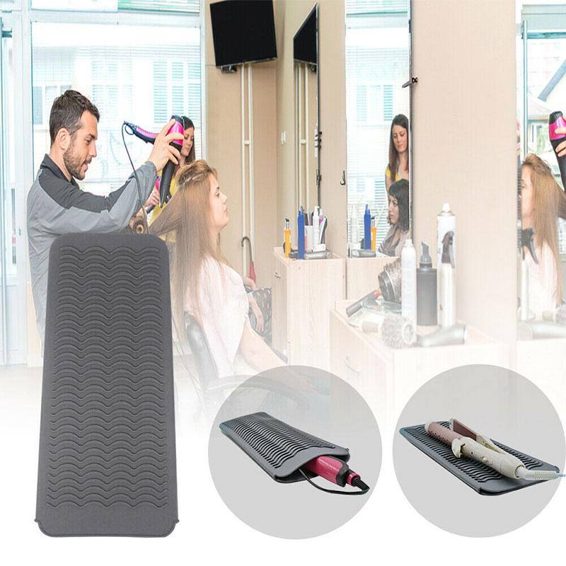Silicone Heat Proof Safety Mat Pad for Hair Straighteners Pouch Protection Pad купить недорого