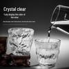 Iceberg Pattern Glass Baijiu Cup Set