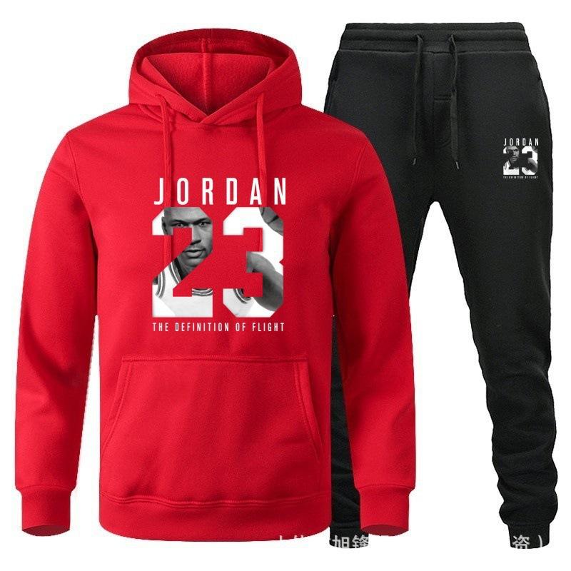 Trendy Hoodie With Velvet Men Women Loose Set