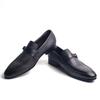 Luxury Men'S Genuine Leather Loafers Buckle Slip-On Dress Shoes For Wedding, Party & Business Premium Comfort Casual Shoe