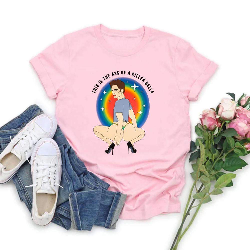Tohle je zadek zabijáka Tričko LGBT Tričko na Den hrdosti Unisex Trička s krátkým rukávem Vtipné grafické tričko LGBT Duhové topy