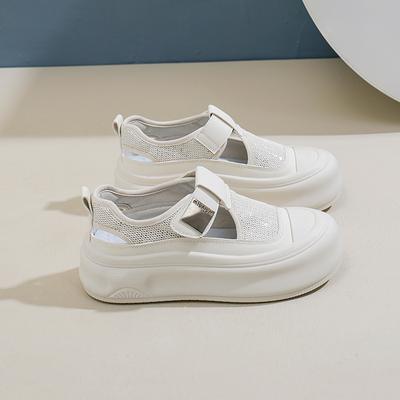Summer New Ins Breathable White Shoes Women's Low-Top Casual Board Shoes Platform Platform Shoes