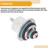 UXCELL Fuel Pressure Regulator for Chevy Silverado 1500 2003 No.96130880 Metal 1 Set