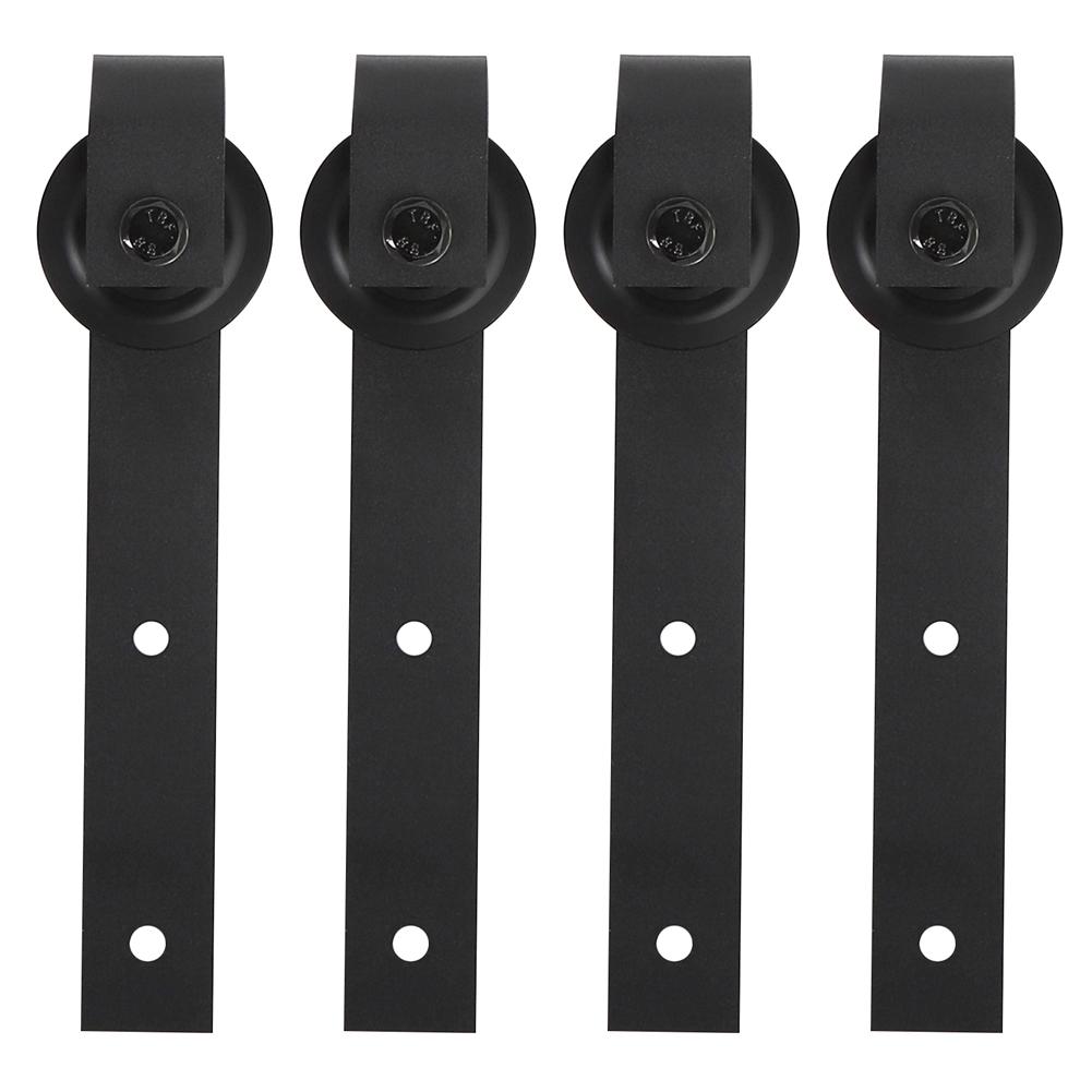 Barn Sliding Wood Door Track System Kit 4m Double Door Sliding Door Hardware Accessories for
