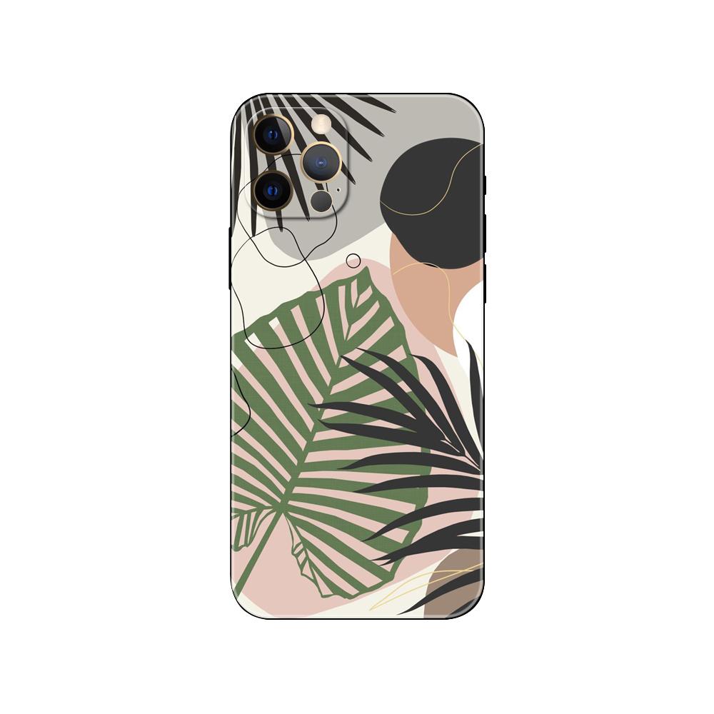 Tree Leaves Phone Case for Iphone 5 5s 2020se 6 6s 7 8 Plus X 10 XR XS 11 12 13 Mini Pro MAX Black Tpu Back Cover