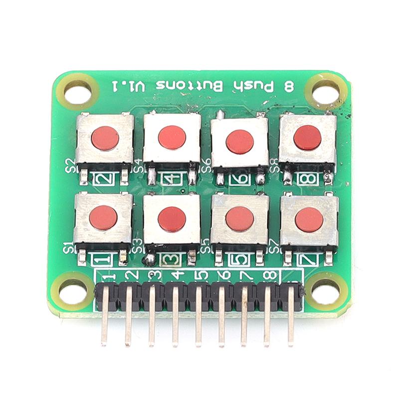 1/5/10pcs 2*4 Matrix Keyboard Module 1 2 4 8 Bit Independent Buttons Microcontroller Expansion Micro Switch