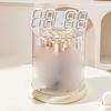 360 View Transparent Showcase With Rotating Base For Home Store Display ABS PET Construction Storage Stand