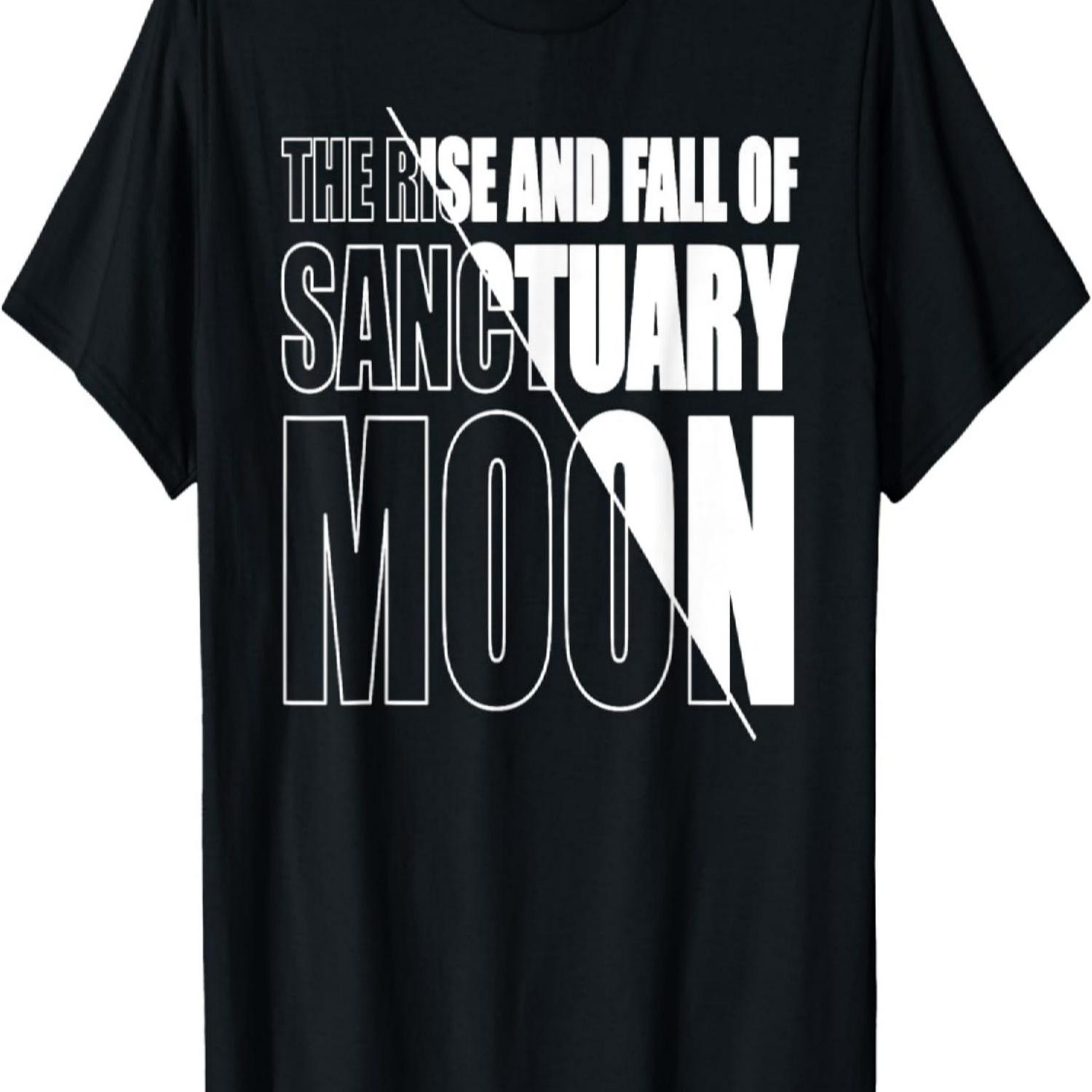 The Rise and Fall of Sanctuary Moon Split Text T-Shirt S