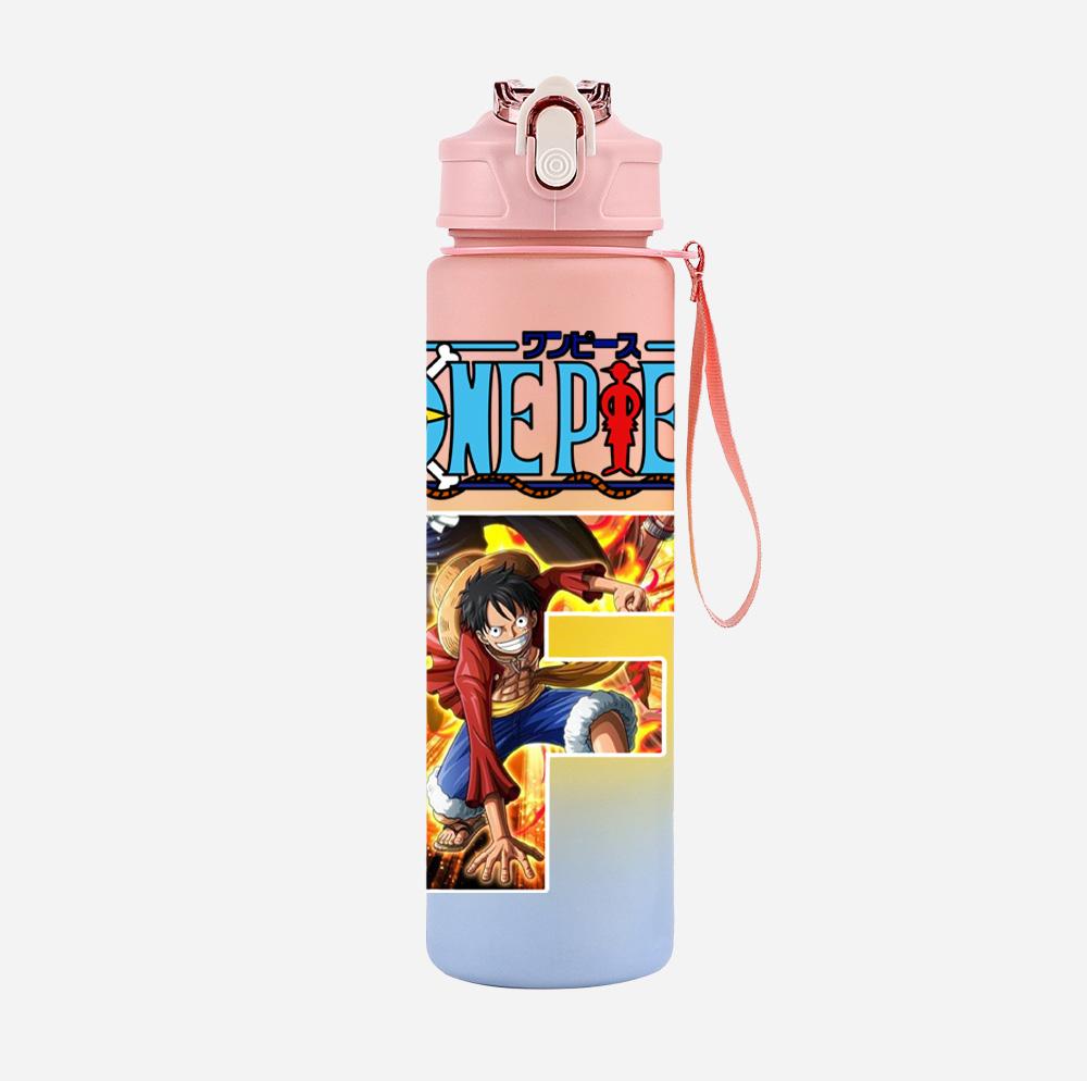 Anime A-Z English Letter Printed Character Colorful Water Cup Demon Hunters Large Capacity Outdoor Drinking Bottle Boy Girl Gift