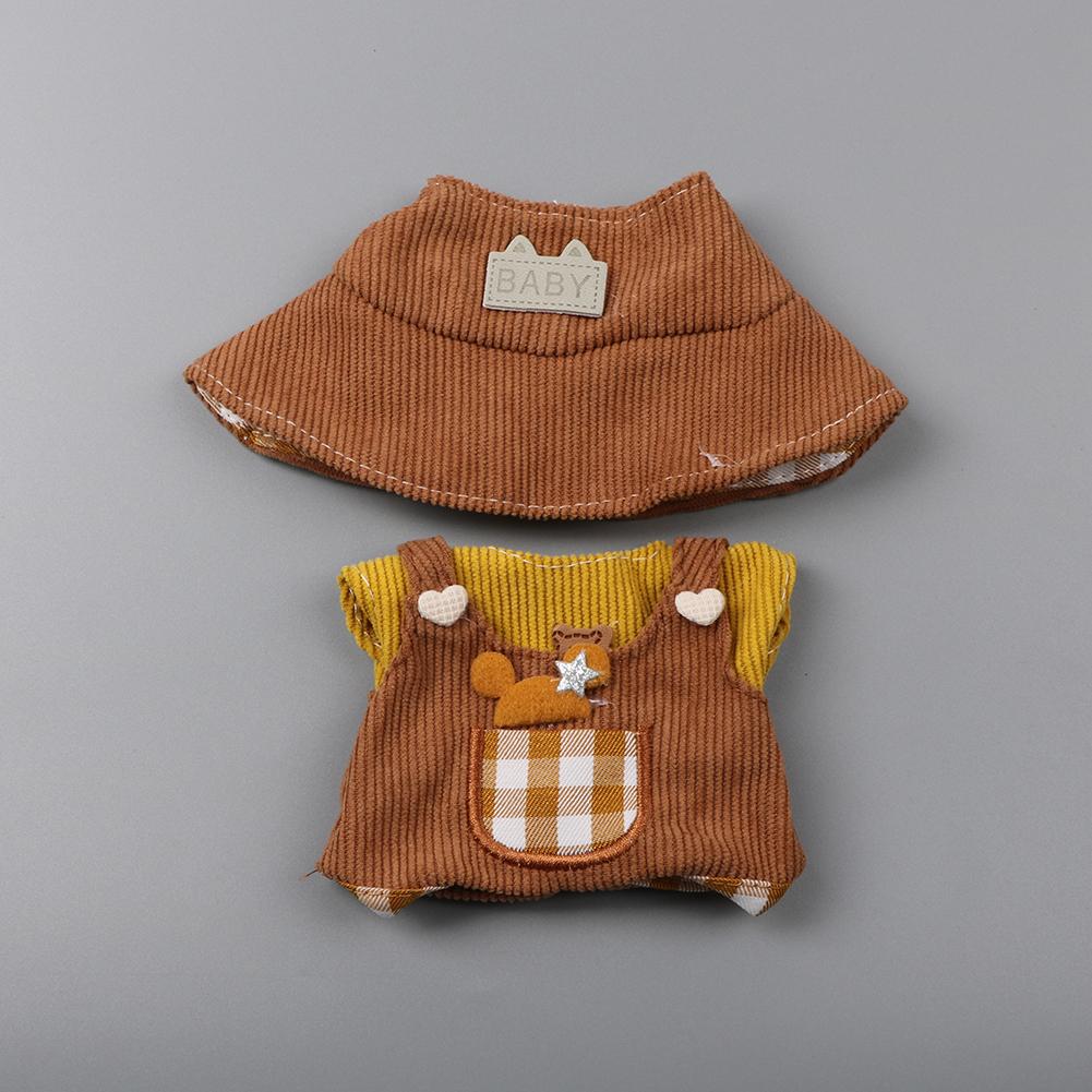 

Для 17 см Кукольная одежда Лабубу Модная одежда Толстовки Кукольная одежда Цветовые толстовки Кукольные аксессуары Милые украшения Маленькая одежда 04#