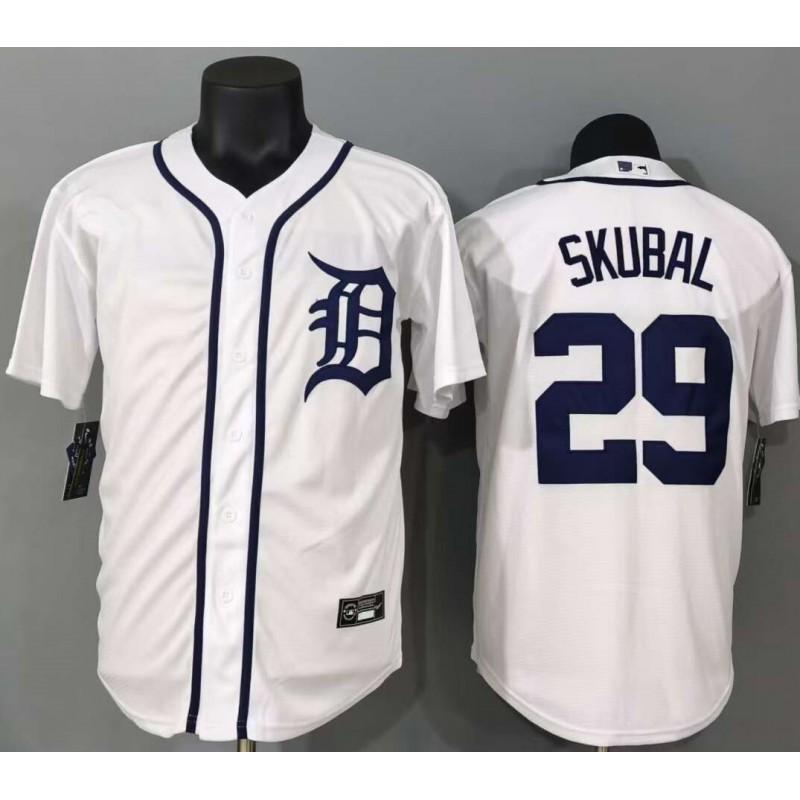Detroit Tigers MLB Baseball Pullover Hoodie Skubal 29 Mens Sportswear Fan Apparel