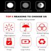 USB Rechargeable Bicycle Headlight and Taillight Waterproof for Enhanced Nighttime Safety