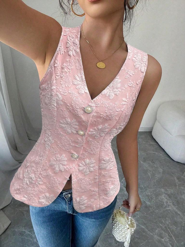 European and American Summer Sleeveless Women's Slimming Fashion Vest