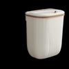 Wall-Mounted Trash Can with Lid