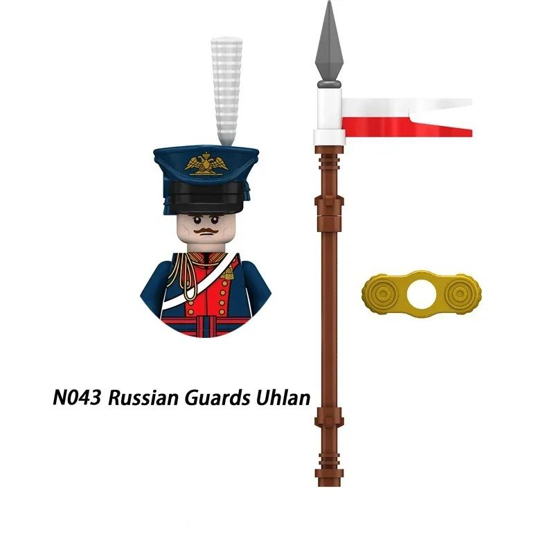 1 KS/Napoleonské války Vojáci Stavební kostky WW2 Figurky Francouzský Britský Fyzilír Pušky Zbraně Hračky Pro Děti