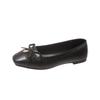 Mary Jane Women's Low Heel Soft Leather Shoes New Round Head Multi functional Retro Fashion Comfortable Leisure Versatile