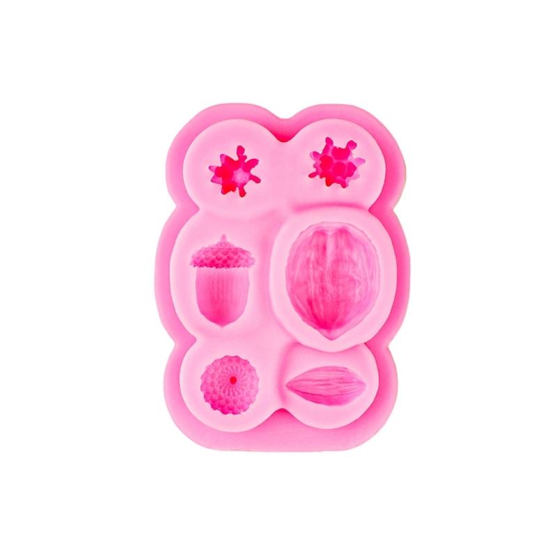 Flowers Silicone Moulds Cake Molds DIY Nut Pinecone Baking Molds Epoxy Resin Molds Fondant Molds Chocolate Molds
