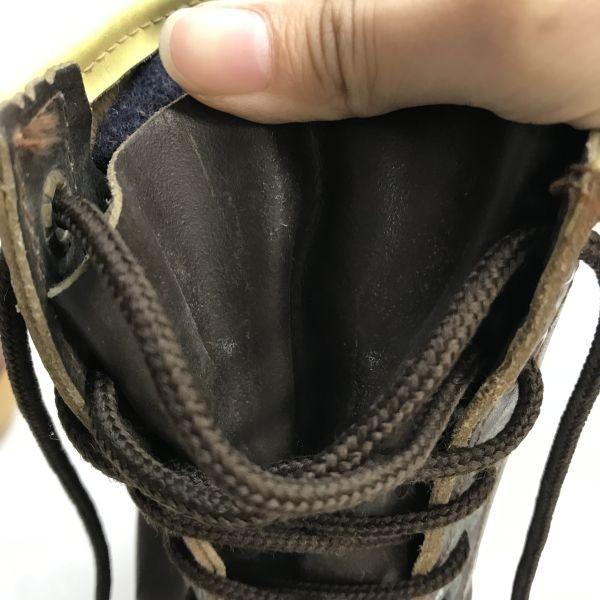 Sorel Kožené sněhule Kanada Vintage 80. léta-90. léta Velikost 26.0-27.0 Hnědé Těžká kůže(POUŽITÝ)