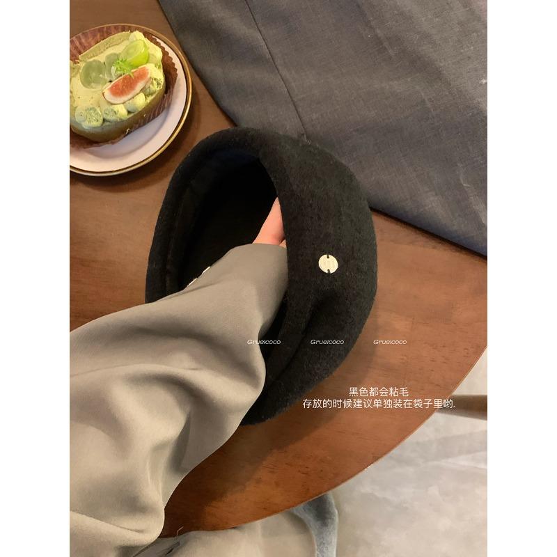 יפני תלת ממדי הכל מתאים סתיו וחורף כובע ברט צורת פנים קטנות קז'ואל רב תכליתי טמפרמנט פשוט רטרו כובע צייר טרנד