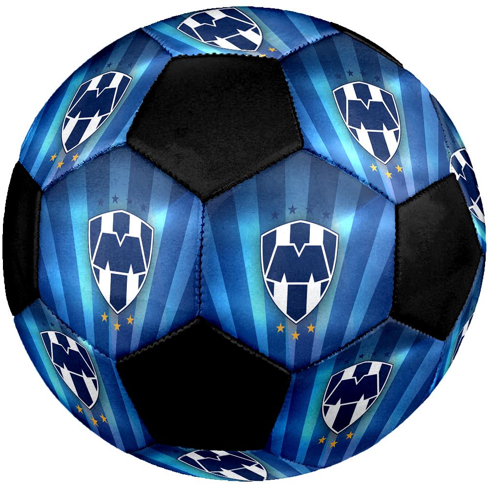 SIZE 5 C.F. Monterrey Soccer Ball Colorful All Ages Machine Stitched PVC Competition Ready Durable High-Bounce