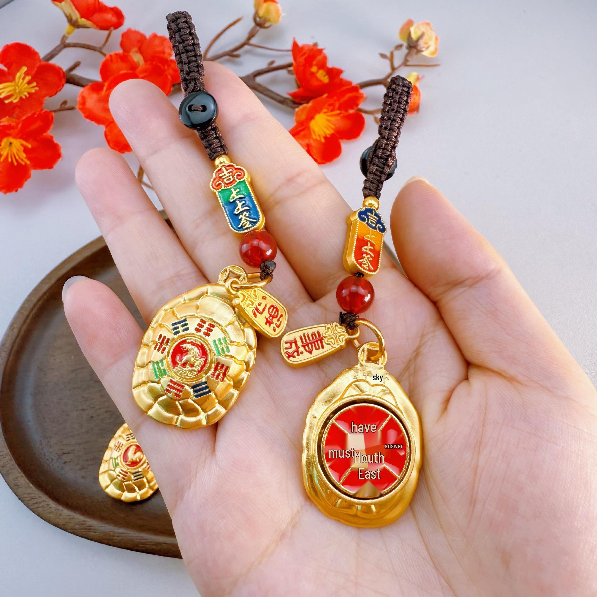 

Брелок-спиннер-фиджет «Зодиакальная черепаха» с золотой пылью