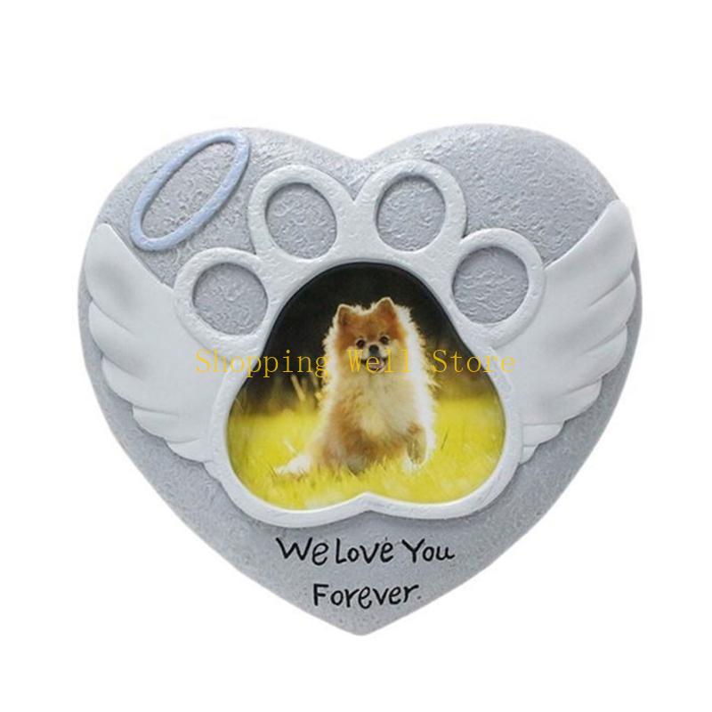 KX4B Pet Loss Sympathy Keepsakes Decorative Pet Grave Marker Durability Pet Souvenir