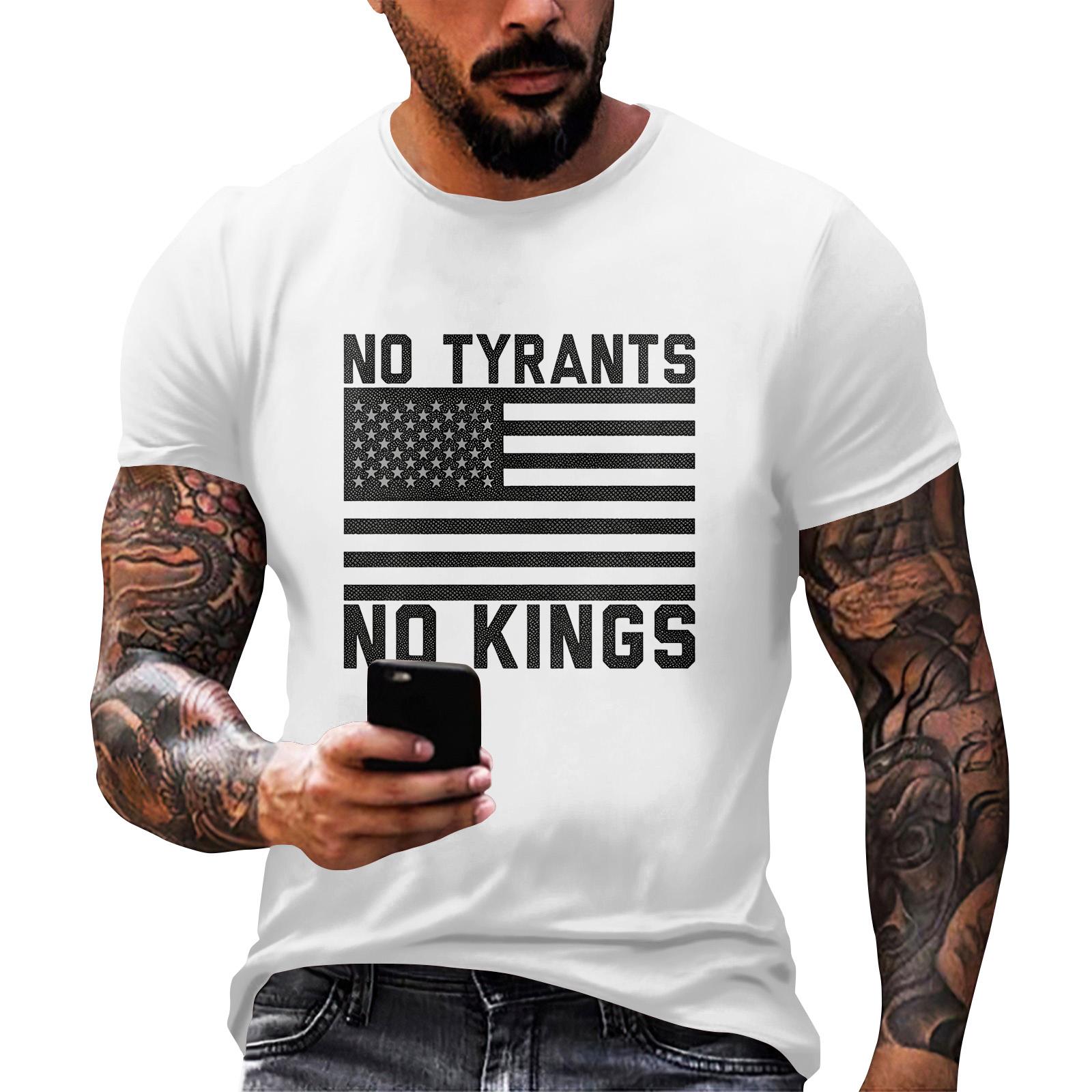 

Мужская футболка с коротким рукавом и принтом американской политической тематики S белый