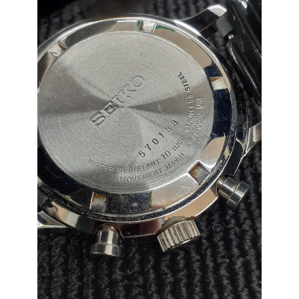 Used SEIKO 8T63-00A0 Quartz watch