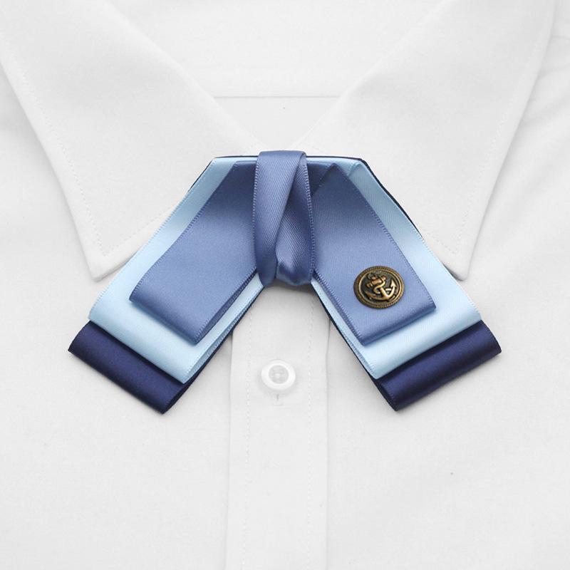 Women's Blue Flower Hair Net & Hairpin for Professionals