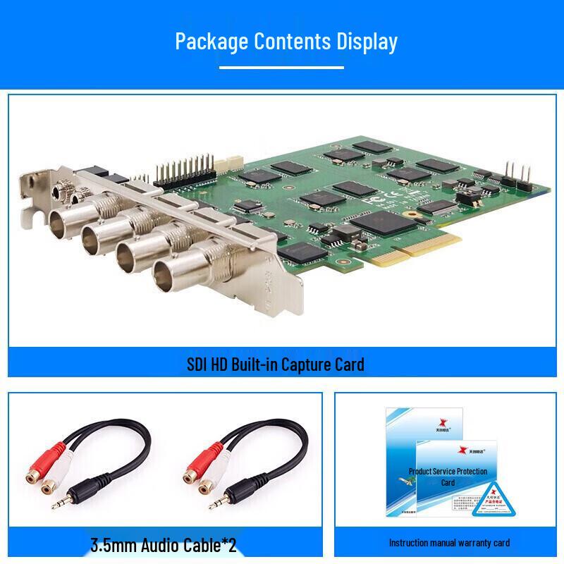 TCHD VideoTC-542N4 4-Channel SDI Capture Card