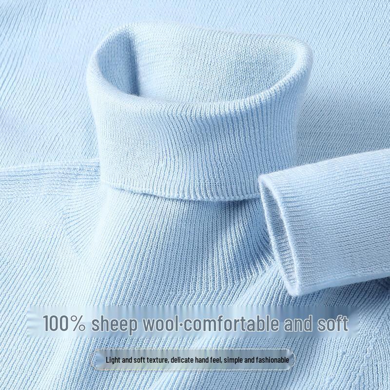 SNOWFLYING Женский облегающий свитер с высоким воротником из мериносовой шерсти S