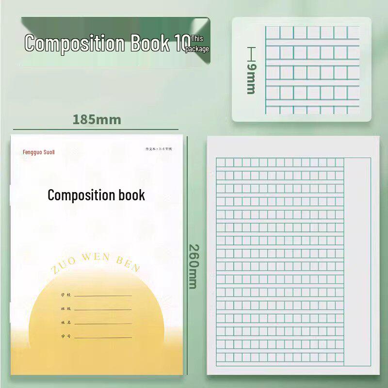 

2025 Edition Phoenix Maple Beauty Math Workbook for Grades 3-6 Standard
