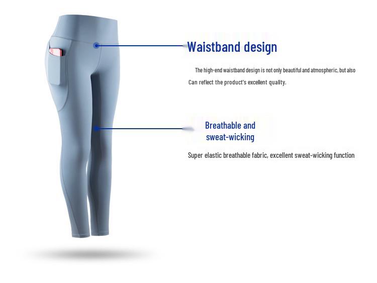 High Waist Women's Yoga Leggings - Butt Lift, Quick Dry, Breathable, Elastic Compression Fitness Pants