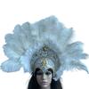 Popular Feathered Hairband Festival Costume Props Headband Samba Headdress Carnivals Party Celebration Props Headpiece