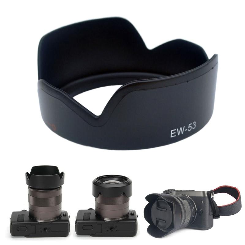 EW53 49mm Bayonets Reverse Flower Lens Hoods Cover for EF-M 15-45mm f/3.5-6.3 IS / 15-45 mm f3.5-6.3 IS