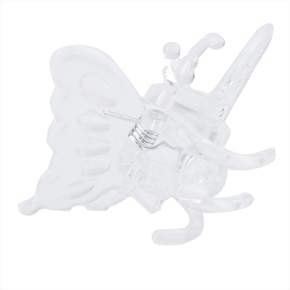 100Pcs Garden Tools Stem Clips Grow Upright Orchid Plastic Mini Stalks Flower