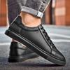 Men's Shoes Cowhide Board Shoes Lazy Fashion Trendy Shoes One Pedal White Shoes Driving Shoes