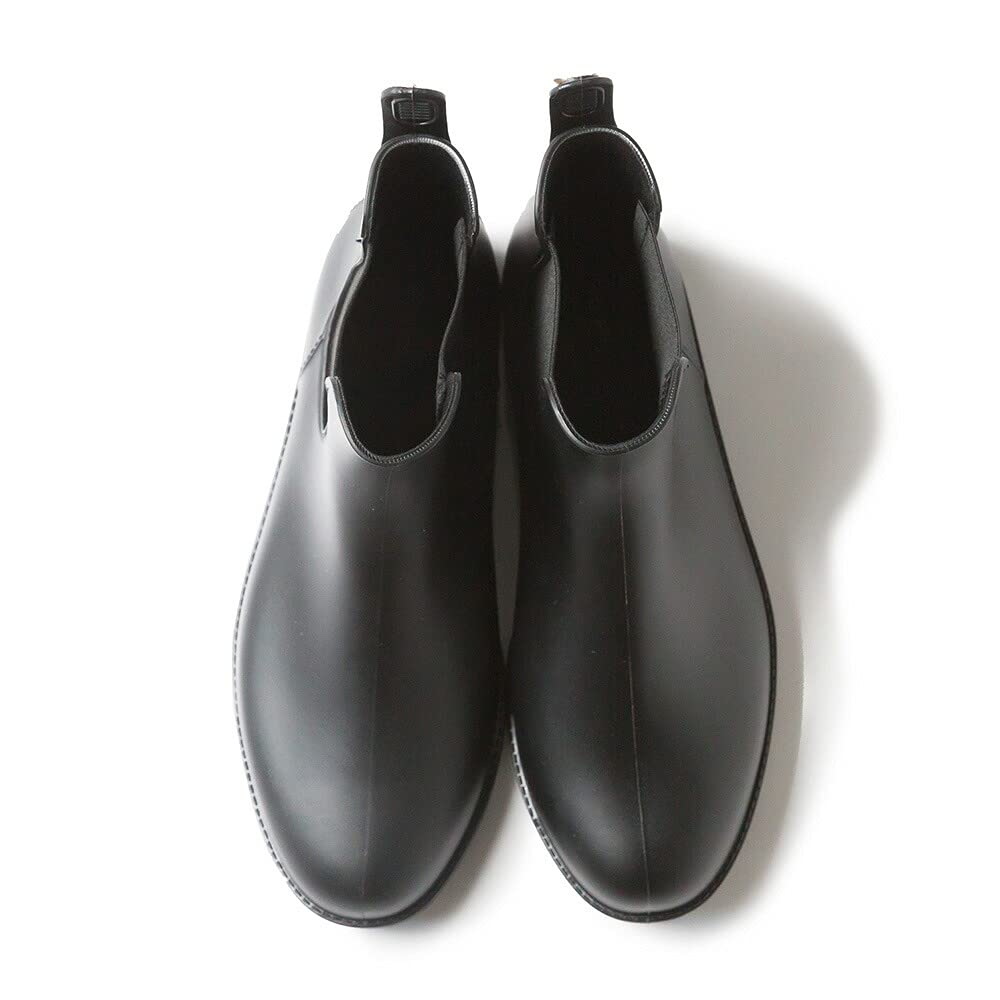 Menue 6001 S (Size 23.0cm) Side Gore Rain Boots, Fully Waterproof, 2.5cm Heel