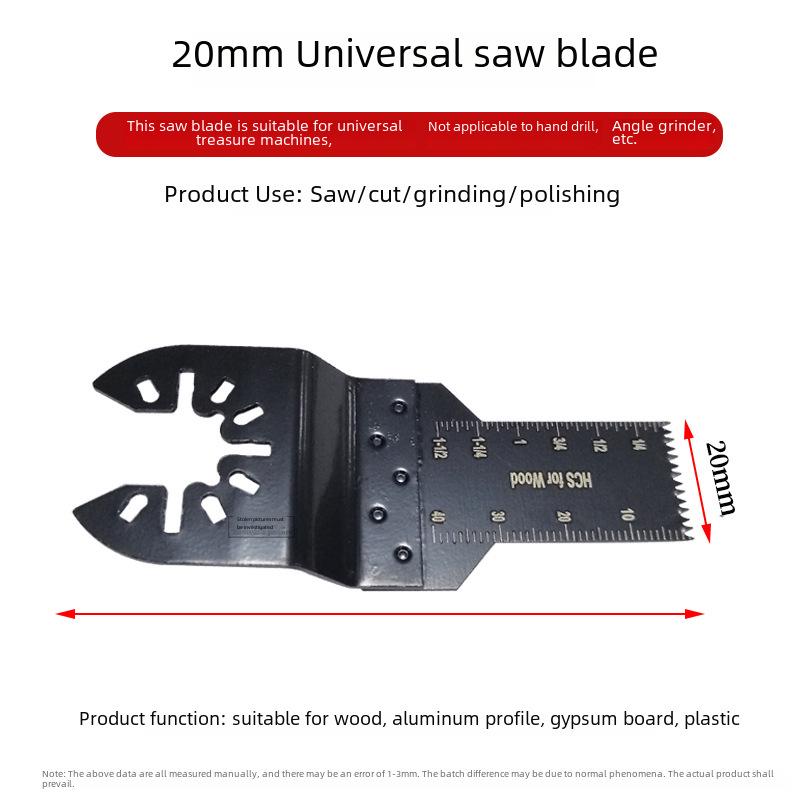 34mm High Carbon Steel Straight Saw Blade with Quick-Install Feature, Multi-Purpose Swing Saw Accessories.