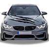 1 Full Set Monster Claw Sticker For Car Hood Decal 1 Set, Car Decals Claw Mark Stickers To Cover Hood Headlights Scratches, Modified