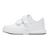 Puma Evolve Court V Comfortable Versatile Slip Resistant Durable Low Top Kids Skate Shoes Kids Sneakers White Platinum 404315-10